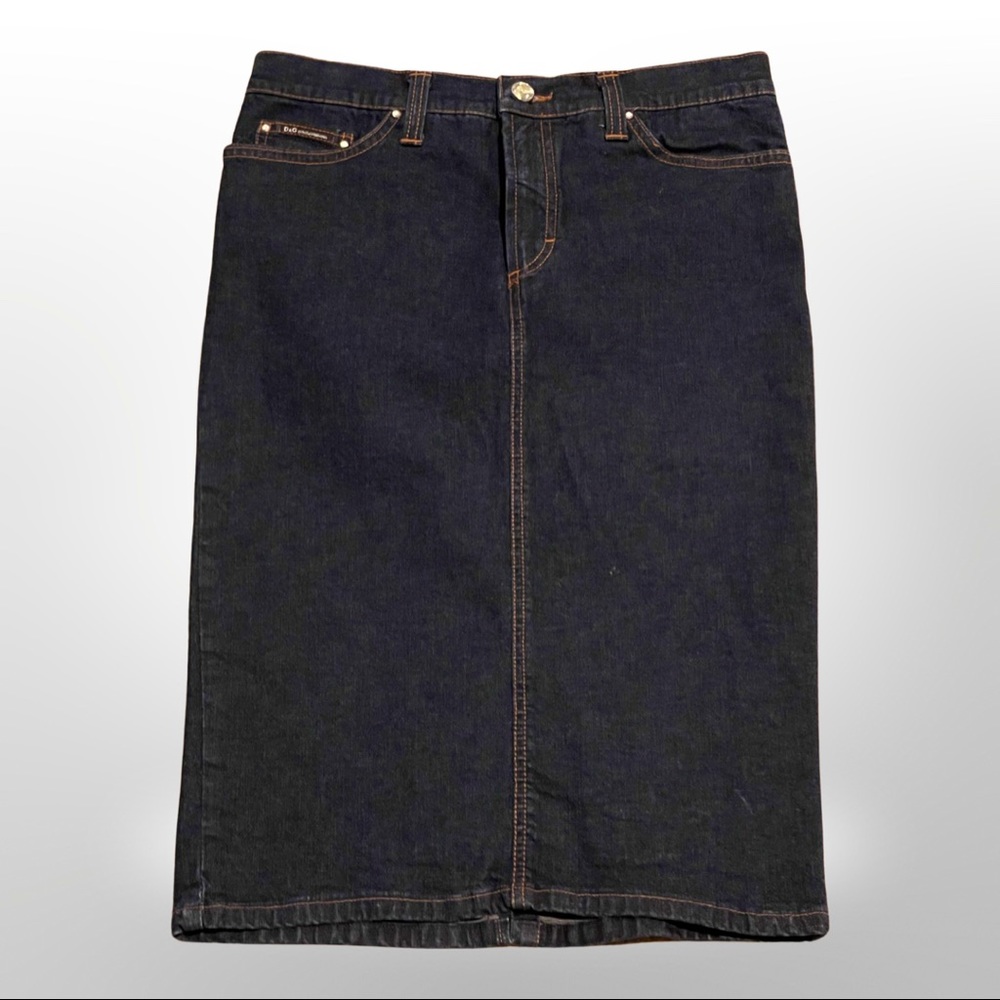 D&G denim pencil skirt